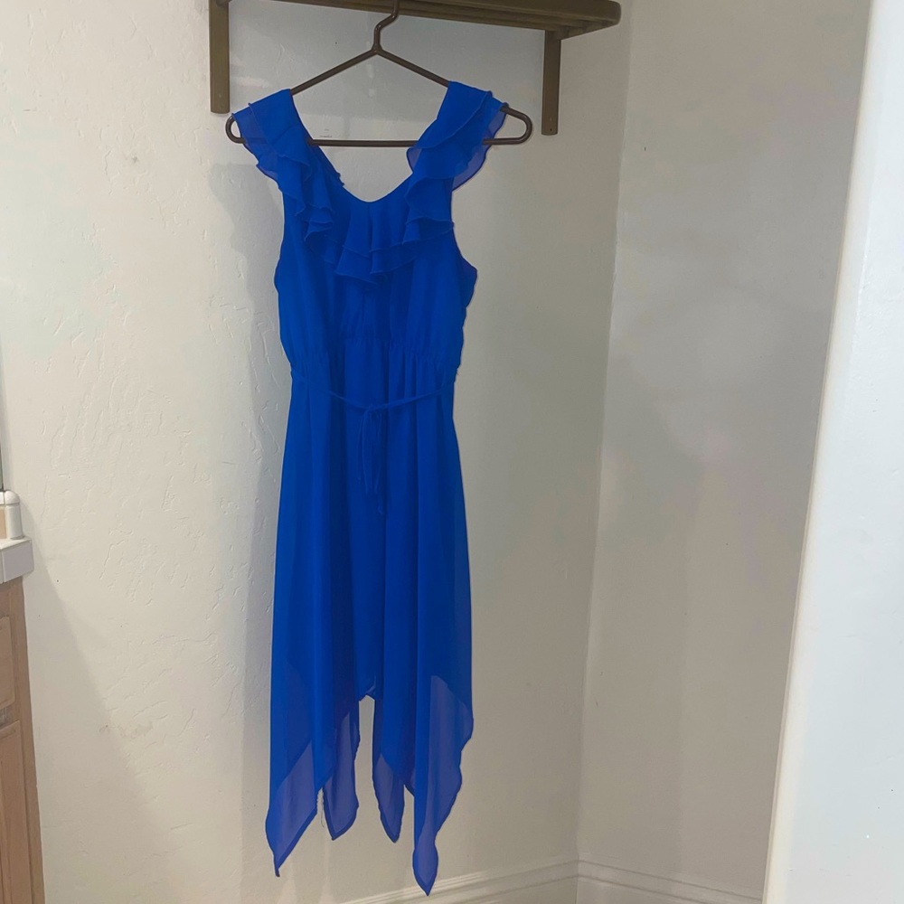 Girls size 14 formal even long flowy dress